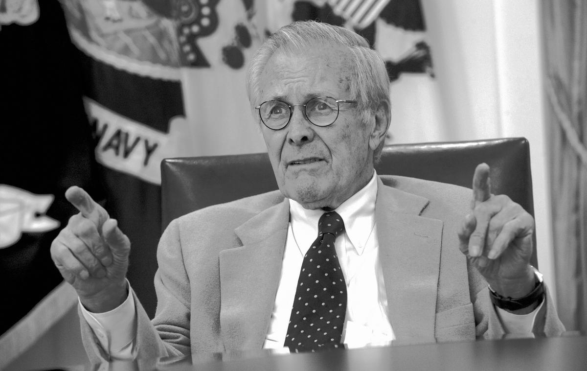 Donald Rumsfeld | Donald Rumsfeld je umrl v 89. letu starosti. | Foto Guliverimage