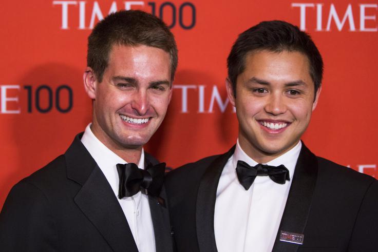 Evan Spiegel in Bobby Murphy | Foto: Reuters