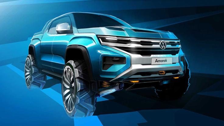 S to skico je Volkswagen pred več kot letom dni napovedal novo generacijo amaroka. | Foto: Volkswagen