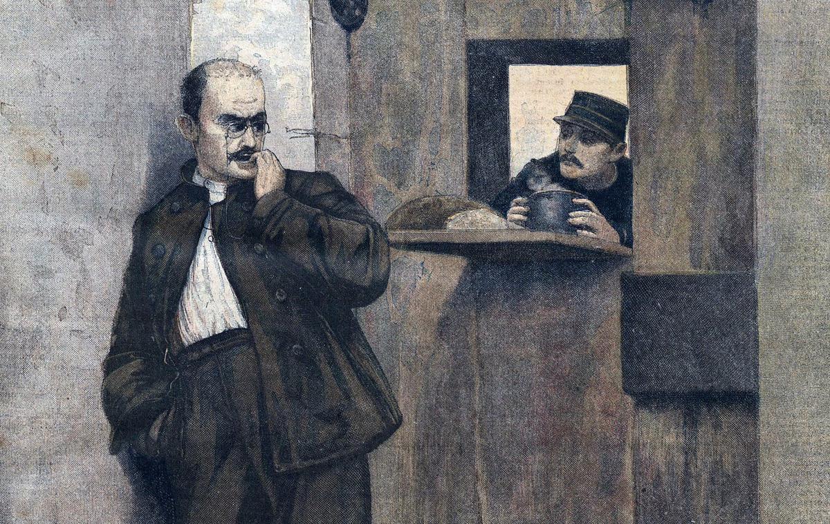 Alfred Dreyfus v zaporu. | Foto commons.wikimedia.org