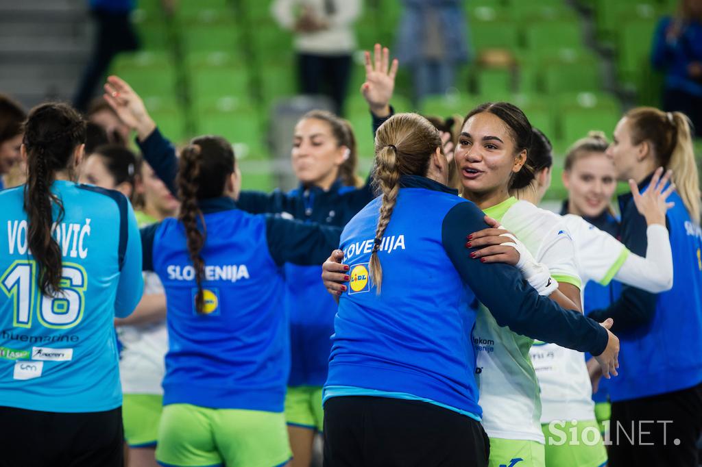 Prijateljska tekma Slovenija - Madžarska, slovenska ženska rokometna reprezentanca