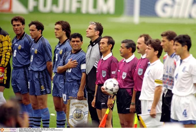 Leta 1994 je bil na SP v ZDA kapetan argentinske reprezentance.  | Foto: Reuters