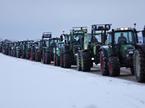 kmetje, protest, Nemčija, blokada, traktor