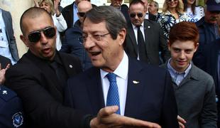 Anastasiadesa vnovič izvolili za ciprskega predsednika