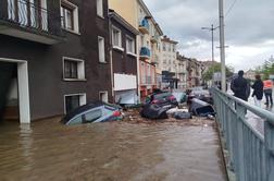 "To so bila neurja brez primere." Poplave, evakuacije, zaprte avtoceste in železnice #video