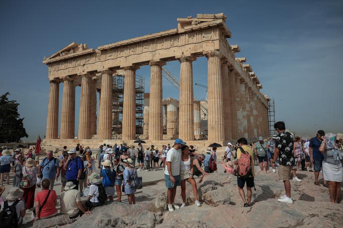 Atene, Akropola | Atenska Akropola, ki je na Unescovem seznamu svetovne dediščine, je bila zgrajena v petem stoletju pr. n. št. | Foto Reuters