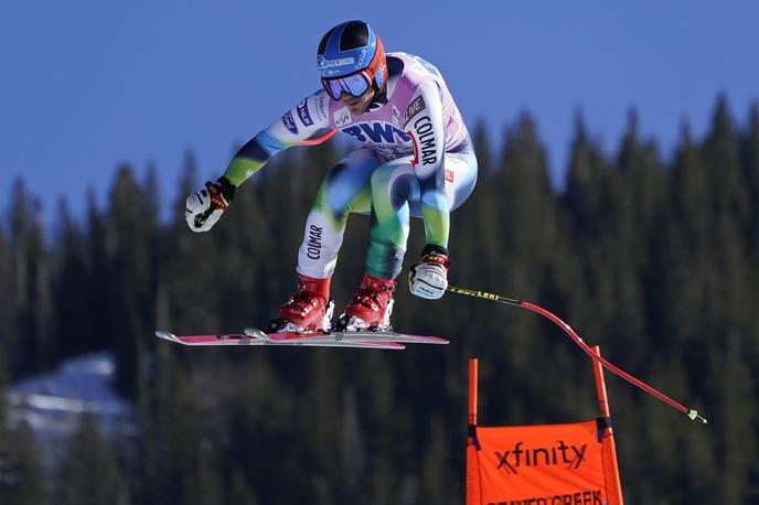 Miha Hrobat | Miha Hrobat je bil najboljši med Slovenci na treningu smuka v Beaver Creeku. | Foto Guliverimage