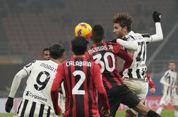 Remi na derbiju v Milanu, Roma v 13 minutah Empoliju nasula štiri gole, Napoli potopil Belčeve