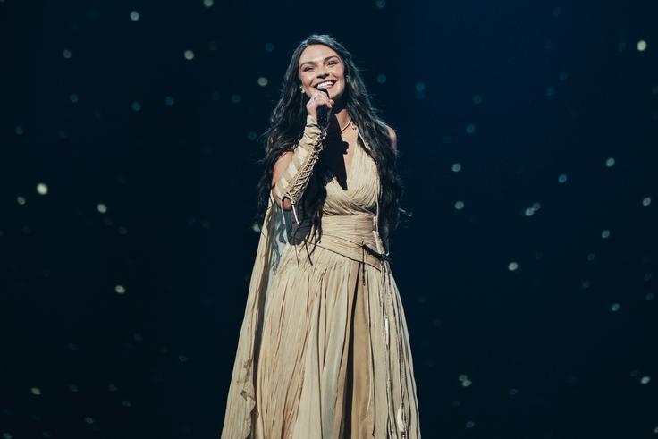 Nastop na Dunaju si je Eva Marija zagotovila z zmago na luksemburškem evrovizijskem izboru Luxembourg Song Contest. | Foto: EBU/Sarah Louise Bennett