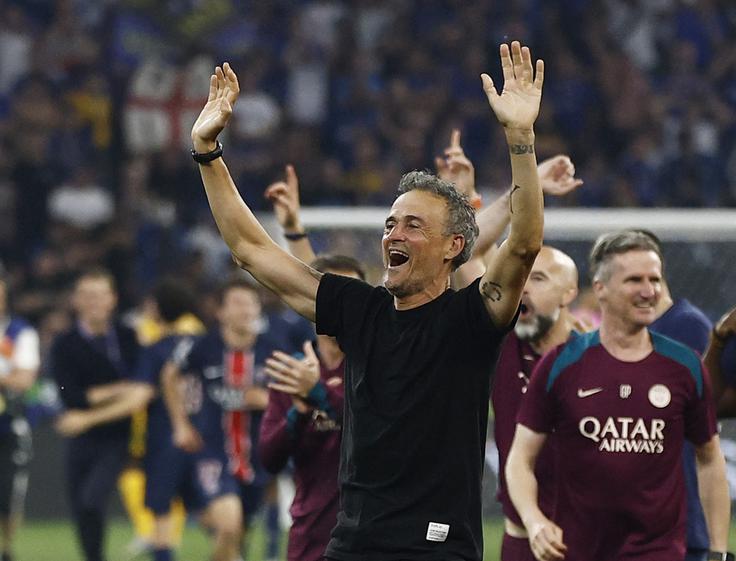 Luis Enrique je po Barceloni osvojil ligo prvakov še s PSG. | Foto: Reuters