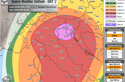 Severe Weather Europe z visokim opozorilom: posebej izpostavljene Slovenija, Hrvaška, Italija