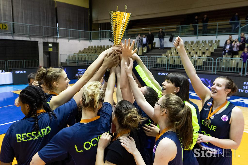 ŽKK Cinkarna Celje, ŽKD Akson Ilirija, pokal članic, ženska košarka