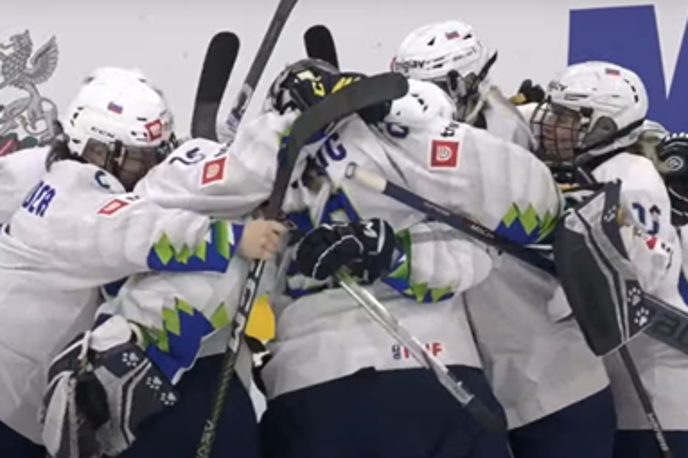 slovenska ženska hokejska reprezentanca | Slovenke so vknjižile drugo zmago, Latvijke so premagale po izvajanju kazenskih strelov. | Foto Printscreen