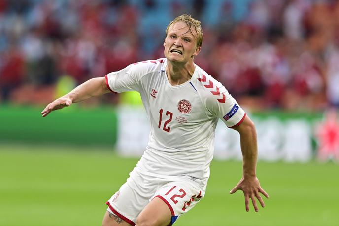 Danska Wales | Kasper Dolberg je dosegel dva zadetka. | Foto Reuters