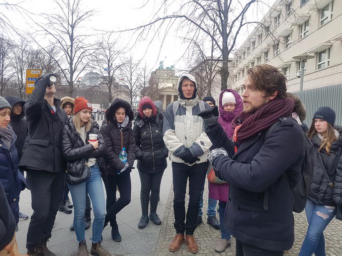 Brezplačni vodeni ogled v Berlinu z vodnikom Christopherjem Monizom. | Foto: Kaya Kamenarič