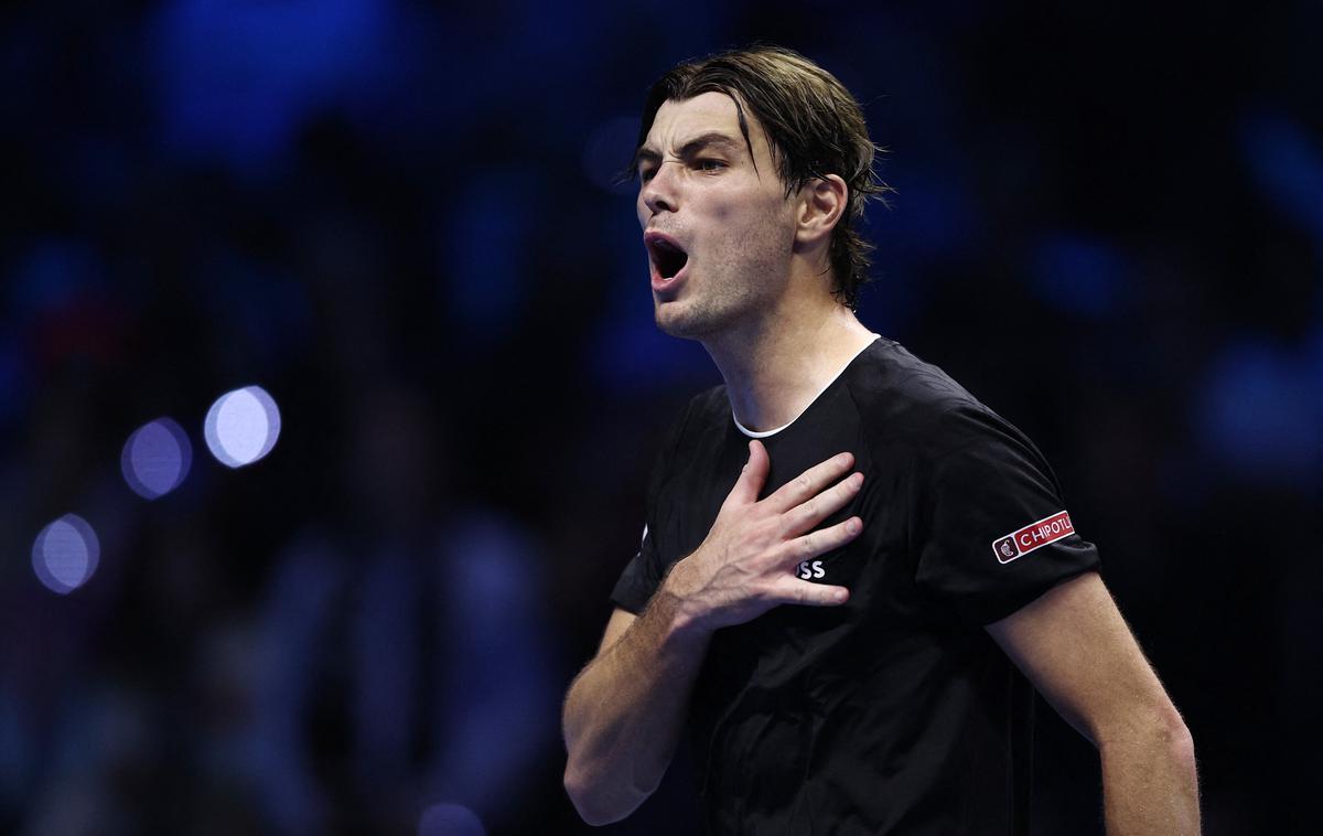 Taylor Fritz | Taylor Fritz se je prvič prebil v finale zaključnega turnirja. | Foto Reuters