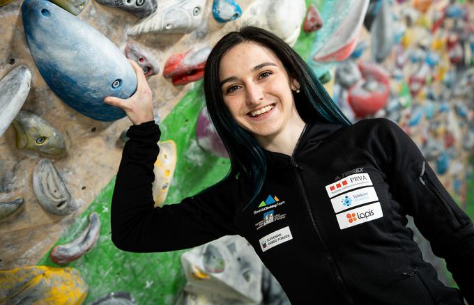 V Kranju bo tekmovala tudi Mia Krampl, svetovna podprvakinja v težavnostnem plezanju. | Foto: Vid Ponikvar