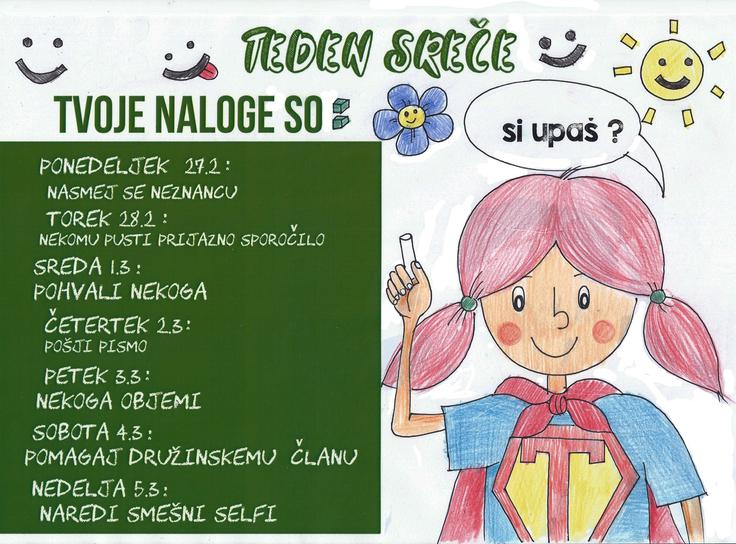 Naloge, ki jih lahko opravite v prihodnjem tednu in z njimi nadaljujete tudi po njem. | Foto: 