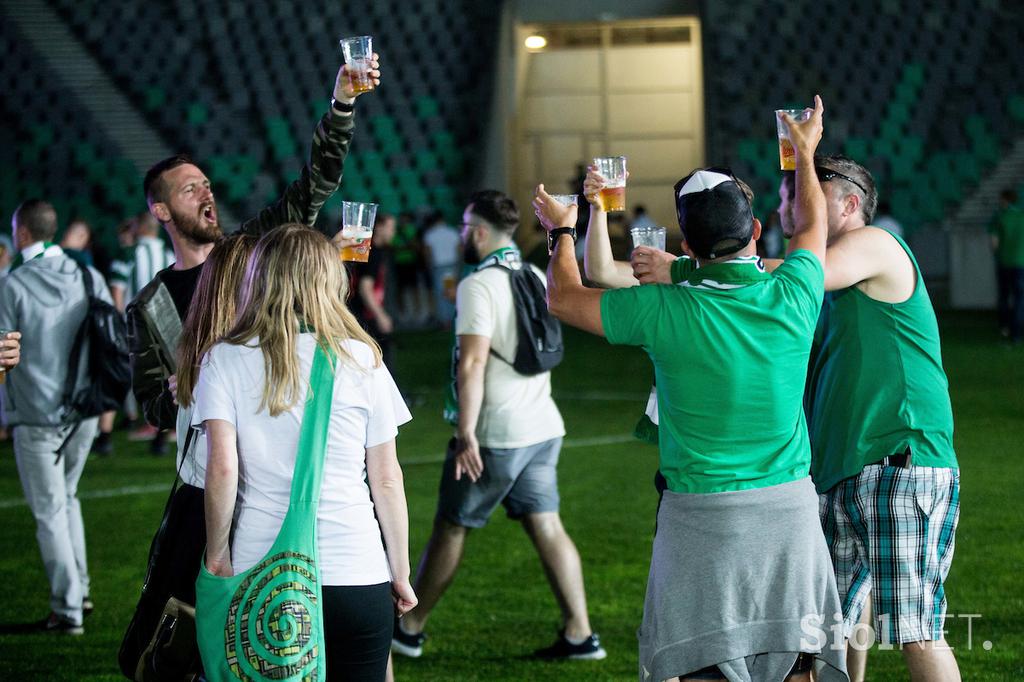 Olimpija Pokal Slavje Nogomet Finale Stožice