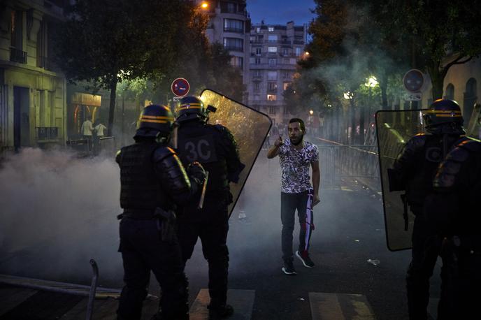Pariz | Poraz Parižanov je bil vzrok za nezadovoljstvo in tudi izgrede, ki so trajali dolgo v noč.  | Foto Getty Images