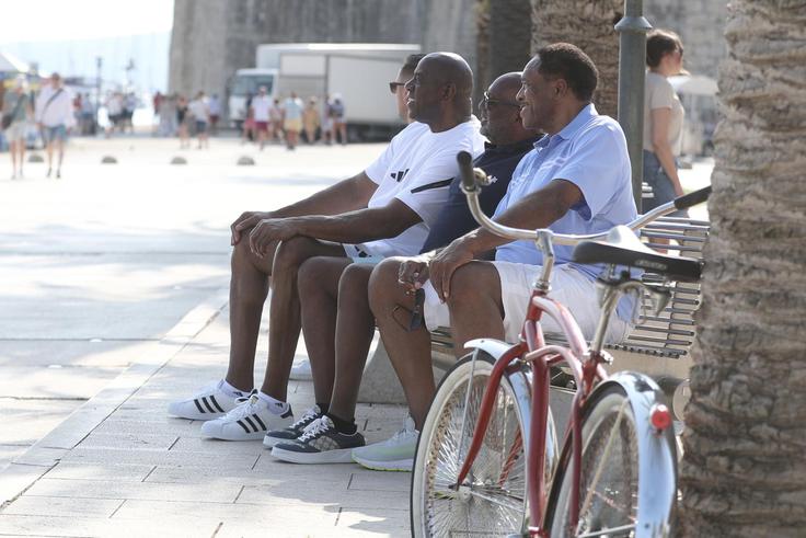 Magic Johnson v Trogirju | Foto: Ivo Cagalj/PIXSELL