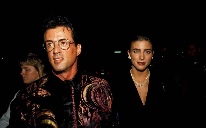 Sylvester Stallone in Jennifer Flavin leta 1990. Videvati sta se začela leta 1988, poročila pa sta se šele leta 1997. | Foto: Guliverimage/Imago Lifestyle
