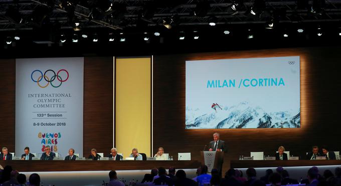 Drugi kandidat sta Milan in Cortina, ki kandidirata skupaj. | Foto: Reuters