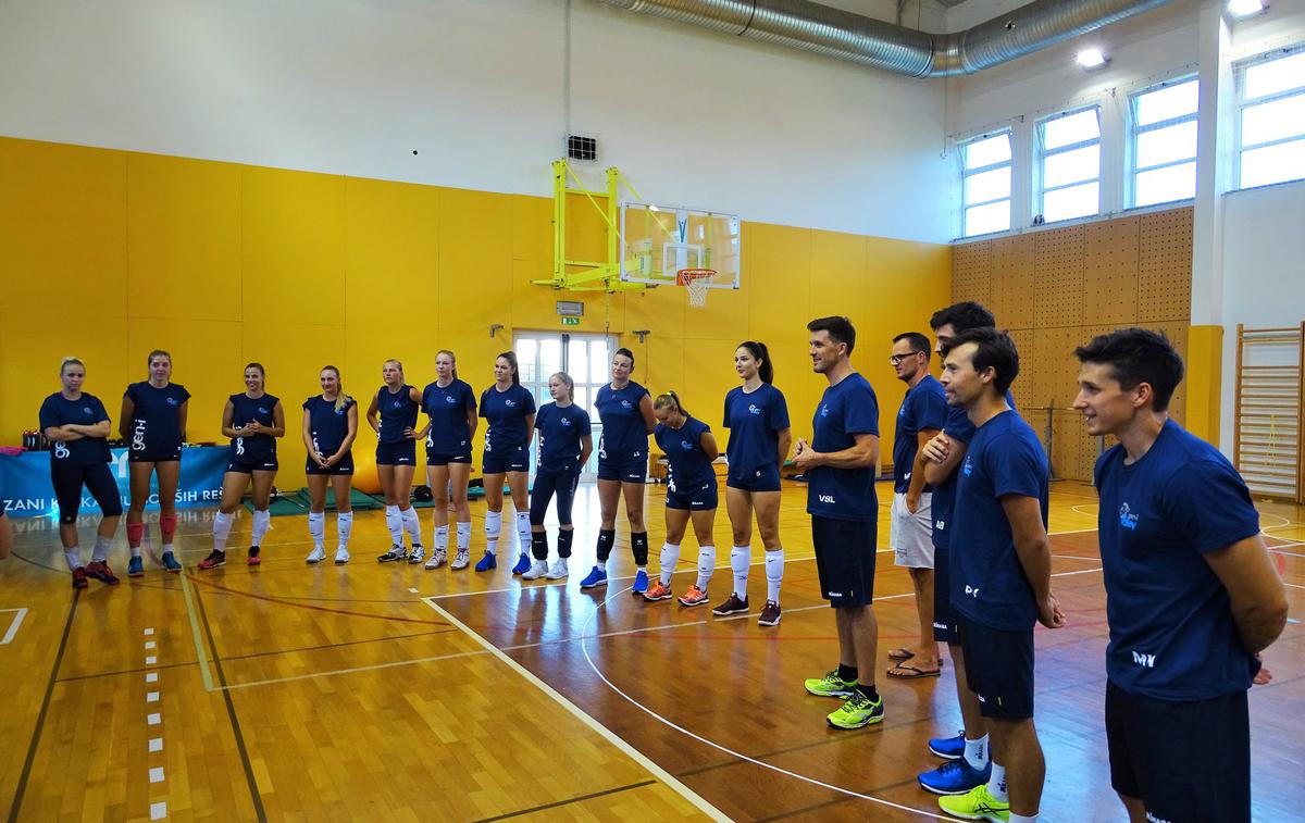GEN-I Volley | "O ciljih v Evropi je težko govoriti, saj ima že naš prvi nasprotnik zelo dobro ekipo, ki je primerljiva z mariborsko." | Foto Odbojkarski klub Nova Gorica