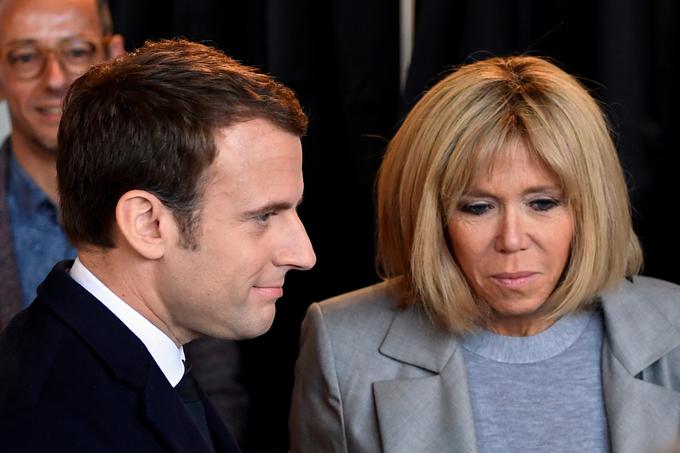 Macron je v prvem krogu dobil nekaj več kot 23 odstotkov glasov. | Foto: Reuters