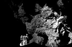 Pristanek na kometu tehnično zahtevnejši kot na Luni (video)