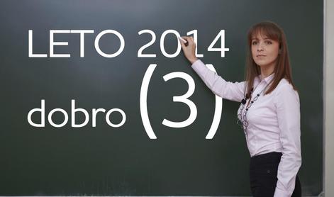 Leto 2014: sedi, to bo tri (video)