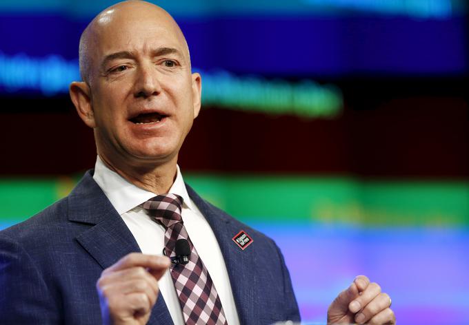 Za projekt Larryja Pagea in Sergeya Brina je bilo med vlagatelji precej zanimanja, med drugim ju je podprl Jeff Bezos, ustanovitelj spletne trgovine Amazon (na fotografiji).  | Foto: Reuters