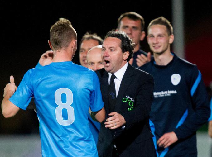 Strelski prvenec je dosegel konec maja 2012, ko je bil selektor slovenske reprezentance Slaviša Stojanović. | Foto: Vid Ponikvar