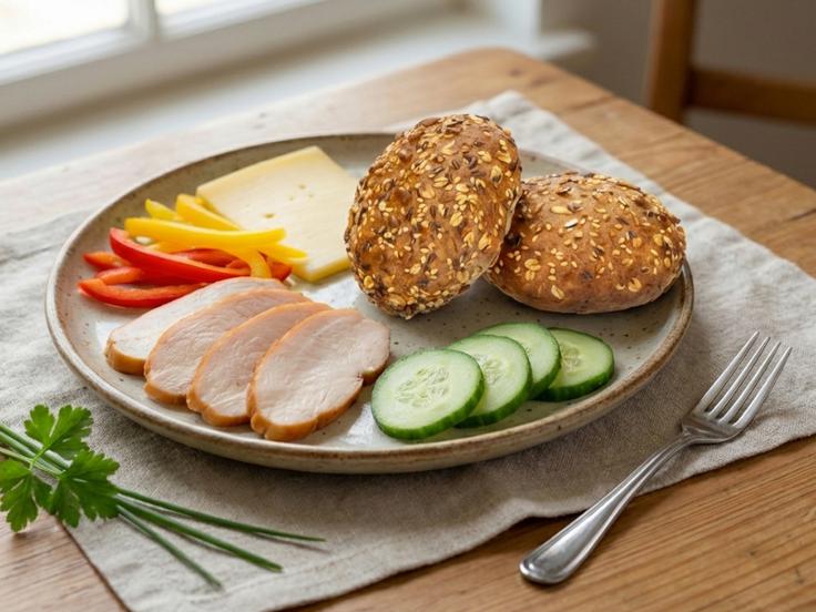 Lahka večerja: zmagovalno pecivo Viktor v vaši najljubši kombinaciji – za lep večer in dober spanec. | Foto: SPAR