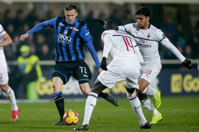 Josip Iličić se je na tekmi proti Milanu izkazal z asistenco, a se je moral sprijazniti s porazom. | Foto: Getty Images