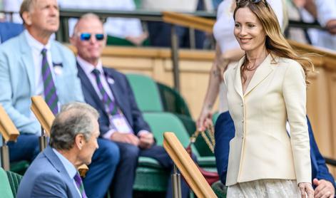 Igralka v belem navdušila na tribunah Wimbledona