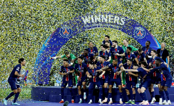 PSG bo poskušal postati prvi klub po madridskem Realu, ki bi v ligi prvakov ubranil naslov evropskega prvaka. | Foto: Reuters