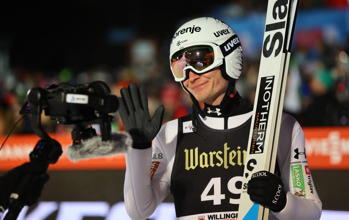 Willingen Anže Lanišek | Anže Lanišek je bil na tekmi mešanih ekip odlično razpoložen, nekoliko manj pa preostali, zasedli so četrto mesto. | Foto Reuters