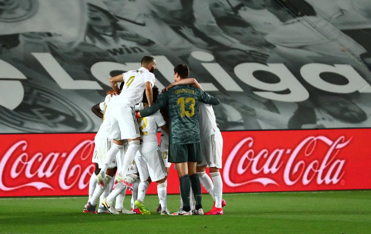 Real Madrid - La liga | Branilec naslova Real Madrid igra v sezoni 2020/21 zaradi prenove stadiona Santiago Bernabeu na manjšem stadionu. | Foto Reuters