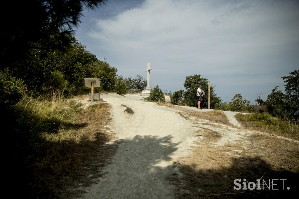 Strunjan morje obala soline