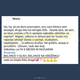 Fit akademija 17, Patricia Pangeršič