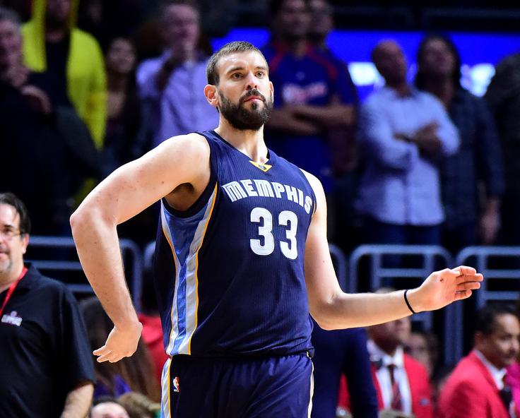 Marc Gasol je k zmagi Memphisa proti Portlandu prispeval kar 36 točk.  | Foto: Getty Images