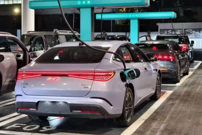 BYD električna polnilnica Kitajska | BYD za zdaj megavatno polnilno omrežje preizkuša le interno. | Foto BYD fans