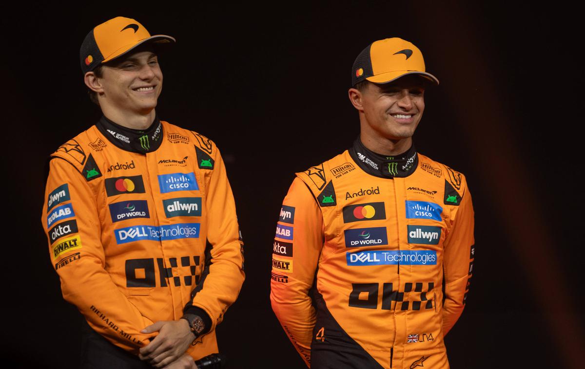 Oscar Piastri Lando Norris | Za zdaj do trenj med Oscarjem Piastrijem in Landom Norrisom, tekmecema za prvaka, še ni bilo. | Foto Guliverimage