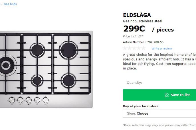 Ikea kuhalna plošča | Foto IKEA