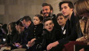 Victoria Beckham na newyorškem tednu mode, David in otroci v prvi vrsti