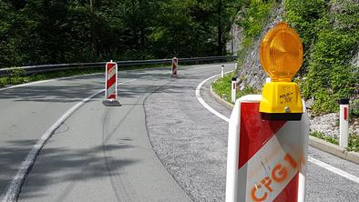 Po mesecu dni cesta med Godovičem in Idrijo spet prevozna