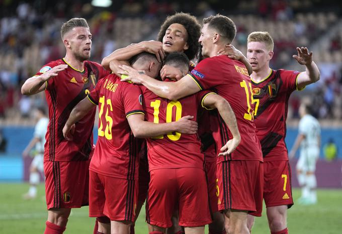 Belgijci so, če upoštevamo tudi kvalifikacije, izenačili rekord evropskih prvenstev po številu zaporednih zmag. | Foto: Reuters