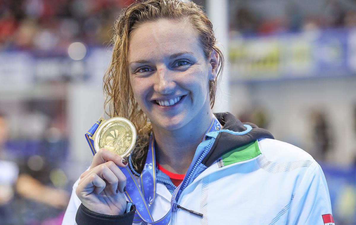 Katinka Hosszu | Madžarka Katinka Hosszu je na svetovnem prvenstvu v kratkih bazenih osvojila že dve zlati kolajni.  | Foto Getty Images