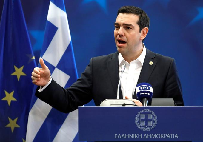 Grški premier Aleksis Cipras bo moral prepričati poslance grškega parlamenta o ratifikaciji sporazuma, ki bo priznal novo ime Republika Severna Makedonija. | Foto: Reuters